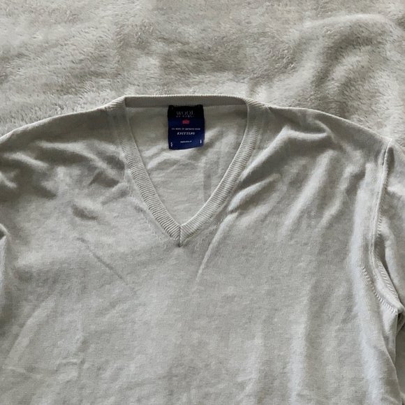 Sweater V neck from Wool and CC -Size M - Picture 1 of 5